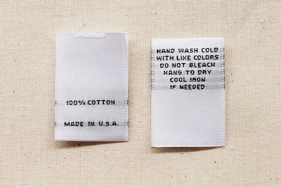 cotton labels