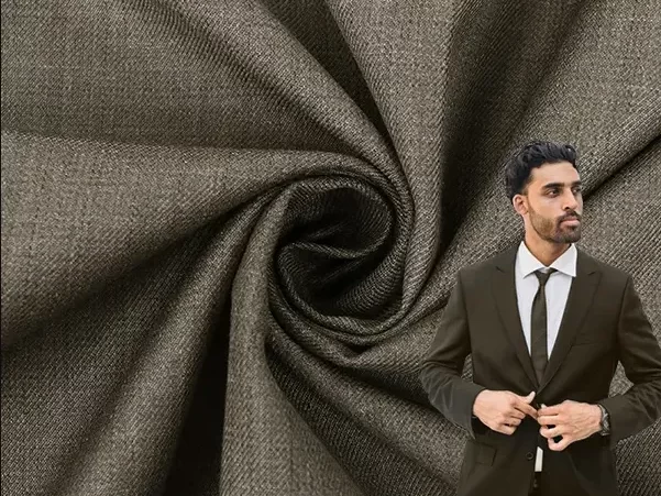 Polyester-viscose fabric