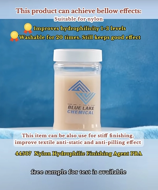 Nylon Hydrophilic Finishing Agent, Enhances Nylon Fabrics Hydrophilicity and Washability