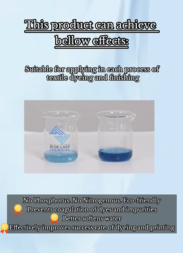 Environmentally-friendly Sequestering & Dispersing Agent A Green Auxiliary Solution in Textile Dyeing and Finishing Process