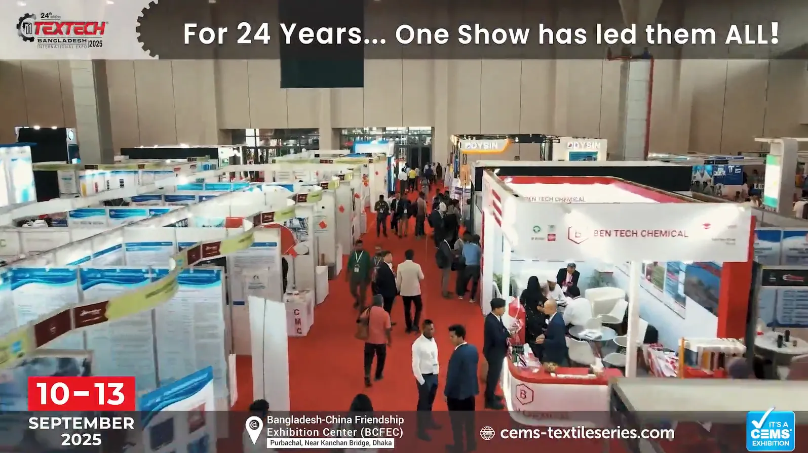 Wonderful Review｜BLUELAKECHEM Made Its Appearance on The 48th Dye+Chem Bangladesh International Expo 2025