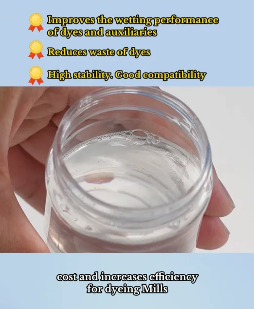 Wetting Agent ---- A High-efficiency Solution to Improve Wetting and Dispersing Effect in Textile Dyeing and Finishing Process