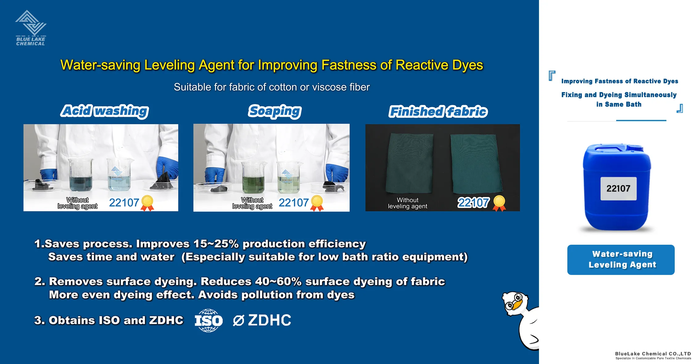 From Saving Water to Improving Efficiency A New Generation of Solution of Leveling Dyeing for Dark Color Dyes
