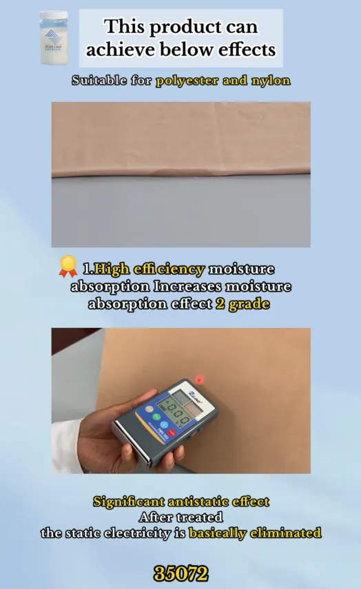 The Balance between Functionality and Comfort Environmentally-friendly Moisture Wicking Agent