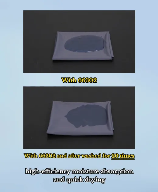 Washable Quick Drying Resin Imparts Fabrics Long-lasting Dry Handle and Higher Durability