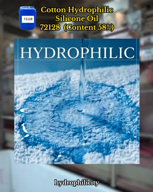 High-content Hydrophilic Silicone Oil 72128 Is Suitable for Cotton and Terry Towel High Dilution Ratio and Decrease Transportation Cost