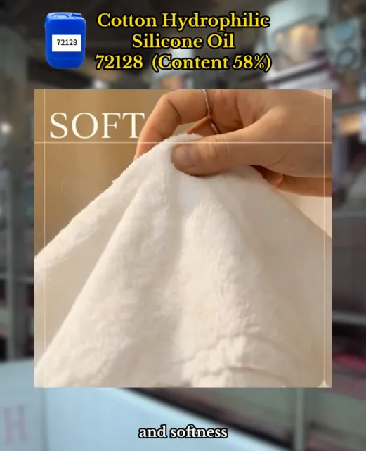 High-content Hydrophilic Silicone Oil 72128 Is Suitable for Cotton and Terry Towel High Dilution Ratio and Decrease Transportation Cost